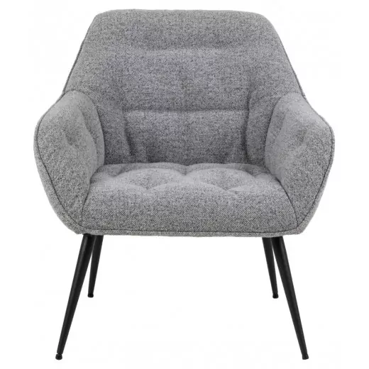 BUTACA CONFORTABLE COLOR GRIS CLEMENTINA