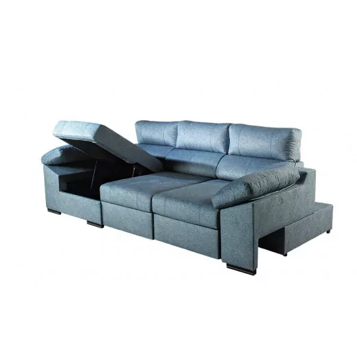 Sofá 3 plazas + chaise longue BINKER