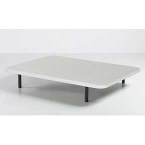 Base tapizada con sistema de aireación Snow | Comprar Bases en Muebles Rey Color Blanco MEDIDA 90 190