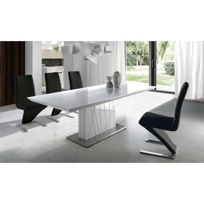 Mesa comedor extensible blanca|Comprar Mesas de comedor Mueblesrey.com